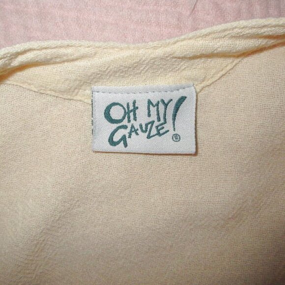 Oh My Gauze Polly Asymmetrical Top Size XXL 3 Tunic Pocket Butter Yellow Lagom - Picture 5 of 11